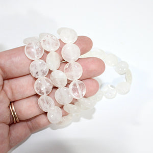 NZ-made clear quartz crystal bracelet | ASH&STONE Crystals Shop Auckland NZ