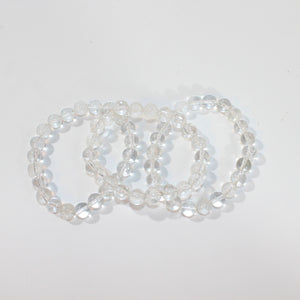 NZ-made clear quartz crystal bracelet | ASH&STONE Crystals Shop Auckland NZ