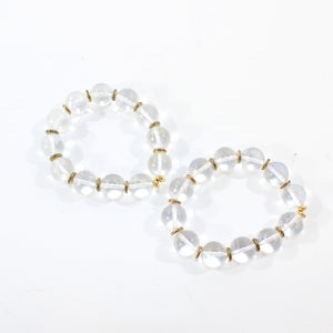 NZ-made aura quartz crystal bracelet | ASH&STONE Crystal Jewellery Shop Auckland NZ