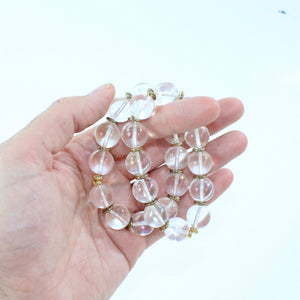 NZ-made aura quartz crystal bracelet | ASH&STONE Crystal Jewellery Shop Auckland NZ