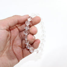 Load image into Gallery viewer, NZ-made clear quartz crystal bracelet 10mm | ASH&amp;STONE Crystal Jewellery Shop Auckland NZ
