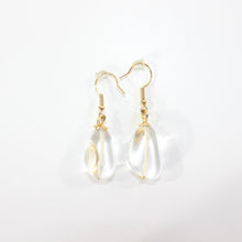 Load image into Gallery viewer, NZ-made clear quartz crystal earrings | ASH&amp;STONE Crystal Jewellery Shop Auckland NZ
