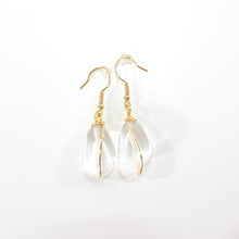 Load image into Gallery viewer, NZ-made clear quartz crystal earrings | ASH&amp;STONE Crystal Jewellery Shop Auckland NZ
