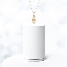 Load image into Gallery viewer, NZ-made clear quartz crystal pendant necklace | ASH&amp;STONE Crystal Jewellery Shop Auckland NZ
