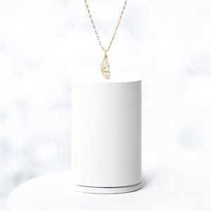 NZ-made clear quartz crystal pendant necklace | ASH&STONE Crystal Jewellery Shop Auckland NZ