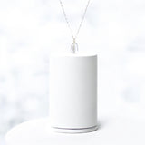 Bespoke NZ-made celestite crystal pendant necklace | ASH&STONE Crystal Jewellery Shop Auckland NZ