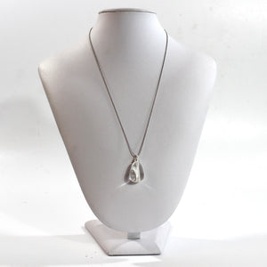 NZ-made clear quartz crystal pendant necklace | ASH&STONE Crystal Jewellery Shop Auckland NZ