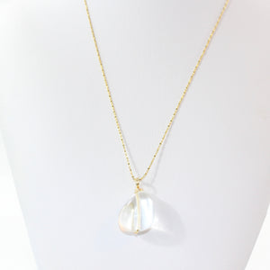 NZ-made clear quartz crystal pendant necklace | ASH&STONE Crystal Jewellery Shop Auckland NZ