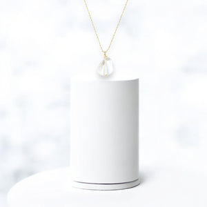 NZ-made clear quartz crystal pendant necklace | ASH&STONE Crystal Jewellery Shop Auckland NZ