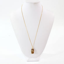 Load image into Gallery viewer, Bespoke NZ-made cognac quartz crystal pendant necklace | ASH&amp;STONE Crystal Jewellery Shop Auckland NZ
