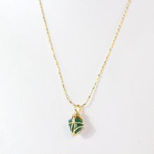 Load image into Gallery viewer, AAA-grade natural Colombian emerald pendant necklace  ASH&amp;STONE Crystal Jewellery Shop Auckland NZ
