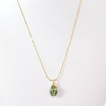 Load image into Gallery viewer, AAA-grade natural Colombian emerald pendant necklace  ASH&amp;STONE Crystal Jewellery Shop Auckland NZ
