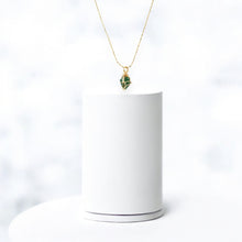 Load image into Gallery viewer, AAA-grade natural Colombian emerald pendant necklace  ASH&amp;STONE Crystal Jewellery Shop Auckland NZ
