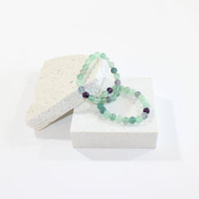 Load image into Gallery viewer, NZ-made fluorite crystal bracelet | ASH&amp;STONE Crystal Jewellery Shop Auckland NZ
