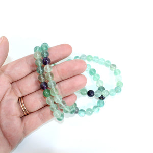 NZ-made fluorite crystal bracelet | ASH&STONE Crystals Shop Auckland NZ