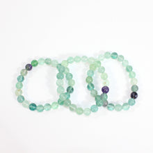 Load image into Gallery viewer, NZ-made fluorite crystal bracelet | ASH&amp;STONE Crystals Shop Auckland NZ
