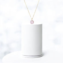 Load image into Gallery viewer, NZ-made fluorite crystal pendant necklace 16k gold-plated sterling silver | ASH&amp;STONE Crystal Jewellery Shop Auckland NZ
