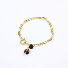 Load image into Gallery viewer, Bespoke NZ-made almandine garnet crystal bracelet  | ASH&amp;STONE Crystal Jewellery Shop Auckland NZ
