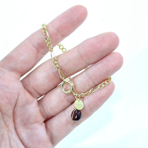 Bespoke NZ-made almandine garnet crystal bracelet  | ASH&STONE Crystal Jewellery Shop Auckland NZ