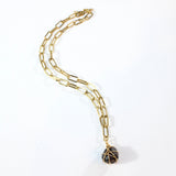 NZ-made almandine garnet crystal pendant necklace | ASH&STONE Crystal Jewellery Shop Auckland NZ
