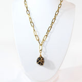 NZ-made almandine garnet crystal pendant necklace | ASH&STONE Crystal Jewellery Shop Auckland NZ