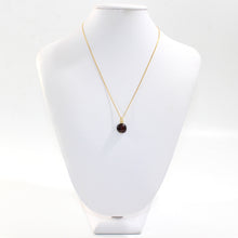 Load image into Gallery viewer, NZ-made almandine garnet crystal pendant necklace | ASH&amp;STONE Crystal Jewellery Shop Auckland NZ
