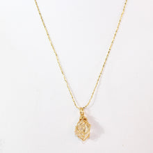 Load image into Gallery viewer, Bespoke NZ-made golden enhydro (extremely rare) crystal pendant necklace | ASH&amp;STONE Crystal Jewellery Shop Auckland NZ
