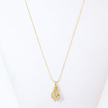 Load image into Gallery viewer, Bespoke NZ-made golden enhydro (extremely rare) crystal pendant necklace | ASH&amp;STONE Crystal Jewellery Shop Auckland NZ
