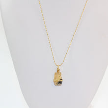 Load image into Gallery viewer, NZ-made golden topaz crystal pendant necklace | ASH&amp;STONE Crystal Jewellery Shop Auckland NZ
