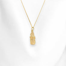 Load image into Gallery viewer, NZ-made golden topaz crystal pendant necklace 24K gold-plated sterling silver | ASH&amp;STONE Crystal Jewellery Shop Auckland NZ
