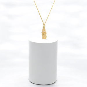 NZ-made golden topaz crystal pendant necklace 24K gold-plated sterling silver | ASH&STONE Crystal Jewellery Shop Auckland NZ