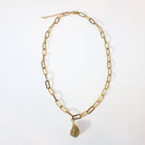 Green Apatite pendant necklace