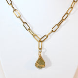 Green Apatite pendant necklace