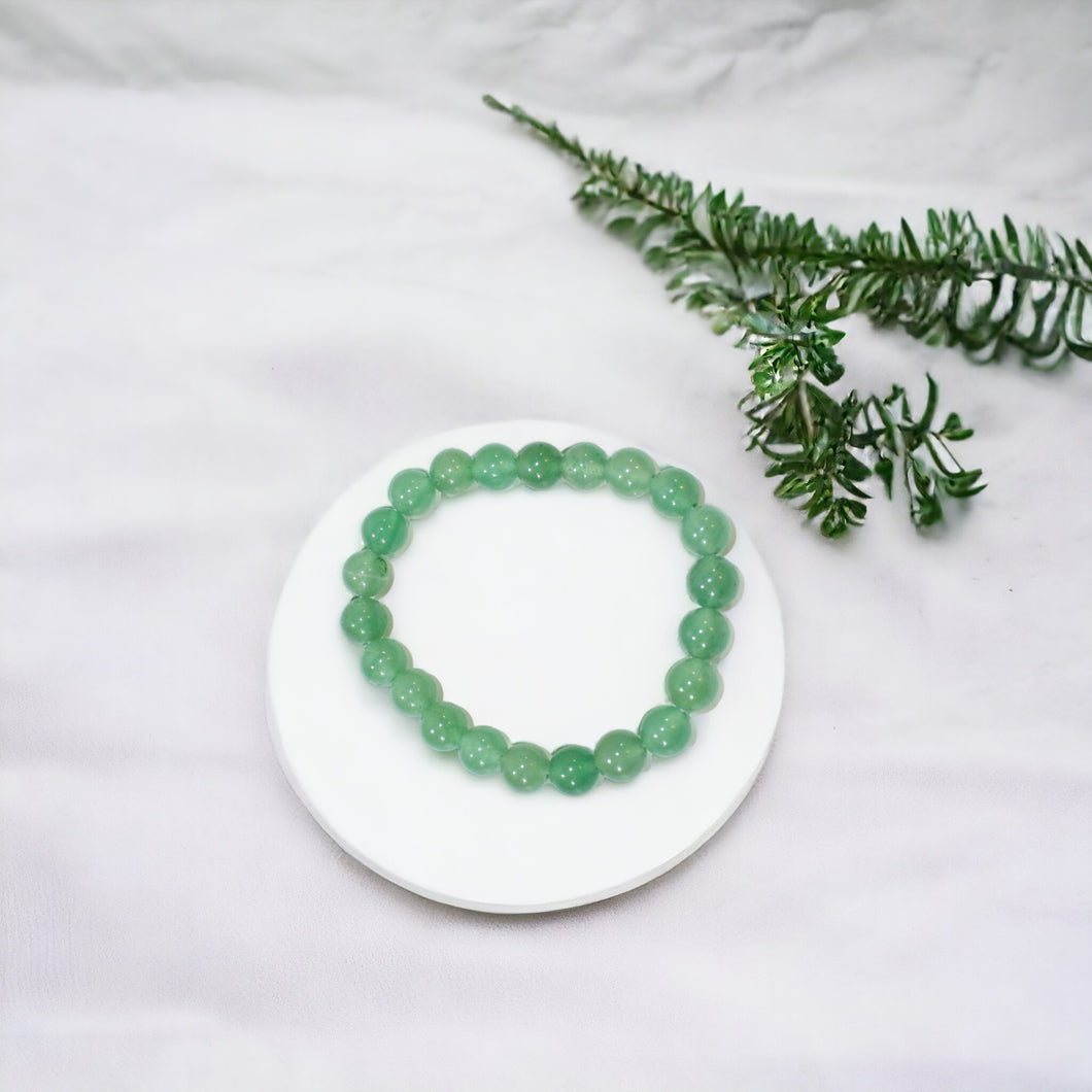 NZ-made green aventurine crystal bracelet | ASH&STONE Crystals Shop Auckland NZ