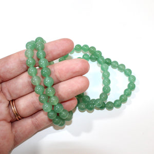 NZ-made green aventurine crystal bracelet | ASH&STONE Crystals Shop Auckland NZ