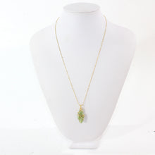 Load image into Gallery viewer, Bespoke NZ-made green kyanite crystal pendant necklace | ASH&amp;STONE Crystal Jewellery Shop Auckland NZ
