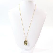 Load image into Gallery viewer, Bespoke NZ-made green kyanite crystal pendant necklace | ASH&amp;STONE Crystal Jewellery Shop Auckland NZ
