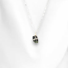 Load image into Gallery viewer, Green tourmaline crystal pendant necklace (rare) | ASH&amp;STONE Crystal Jewellery Shop Auckland NZ
