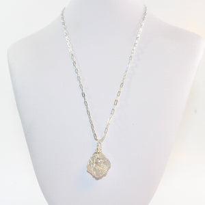 Genuine AA-Grade Herkimer diamond pendant necklace | ASH&STONE Crystal Jewellery Shop Auckland NZ