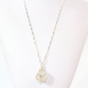 Genuine AA-Grade Herkimer diamond pendant necklace | ASH&STONE Crystal Jewellery Shop Auckland NZ