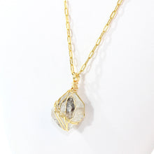 Load image into Gallery viewer, Genuine Herkimer diamond pendant necklace | ASH&amp;STONE Crystal Jewellery Shop Auckland NZ
