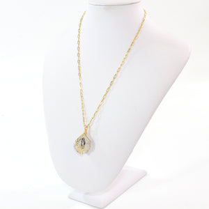 Genuine Herkimer diamond pendant necklace | ASH&STONE Crystal Jewellery Shop Auckland NZ