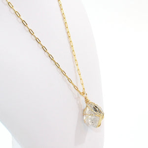 Genuine Herkimer diamond pendant necklace | ASH&STONE Crystal Jewellery Shop Auckland NZ