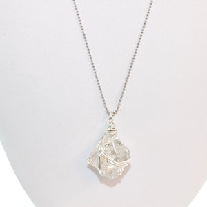 Genuine AAA-Grade Herkimer diamond pendant necklace | ASH&STONE Crystal Jewellery Shop Auckland NZ