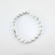 Load image into Gallery viewer, NZ-made howlite crystal bracelet | ASH&amp;STONE Crystal Jewellery Shop Auckland NZ
