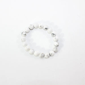 NZ-made howlite crystal bracelet