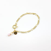 Load image into Gallery viewer, NZ-made natural pink kunzite &amp; freshwater pearl crystal bracelet | ASH&amp;STONE Crystal Jewellery Shop Auckland NZ
