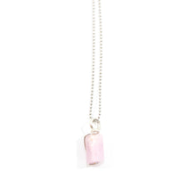 Load image into Gallery viewer, NZ-made natural pink kunzite crystal pendant necklace | ASH&amp;STONE Crystal Jewellery Shop Auckland NZ
