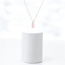 Load image into Gallery viewer, NZ-made natural pink kunzite crystal pendant necklace | ASH&amp;STONE Crystal Jewellery Shop Auckland NZ
