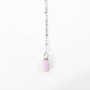 NZ-made natural pink kunzite crystal pendant necklace | ASH&STONE Crystal Jewellery Shop Auckland NZ